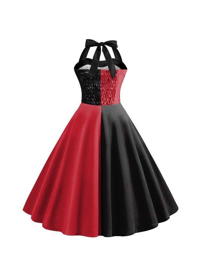 Women's Halloween Cospaly Movie-themed Striped Dress - Image 3