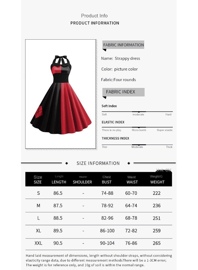 Women's Halloween Cospaly Movie-themed Striped Dress - Image 4