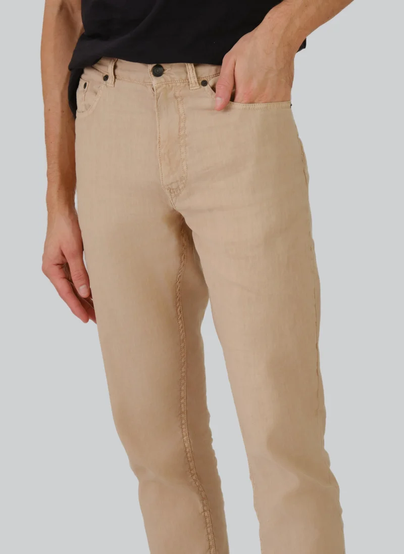 غانت Slim Fit Cotton Linen Jeans