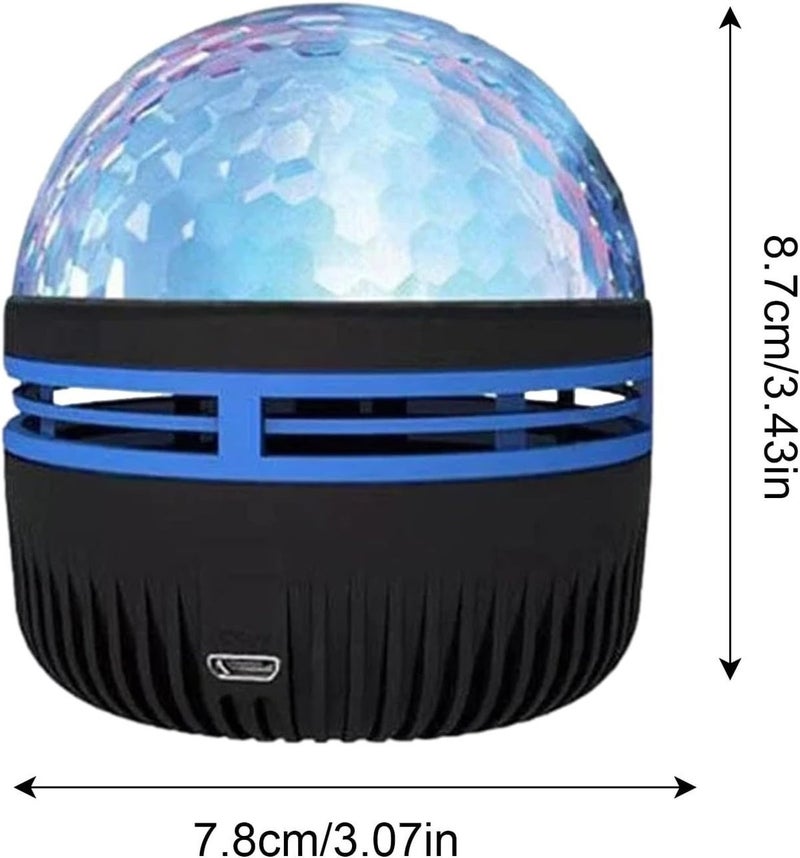 وبو مصباح ديسكو LED بتأثير تموج الماء + مزود بتحكم عن بعد يعمل عبر منفذ USB 5 فولت - 3 وات [منفذ Type-C] - Image 5