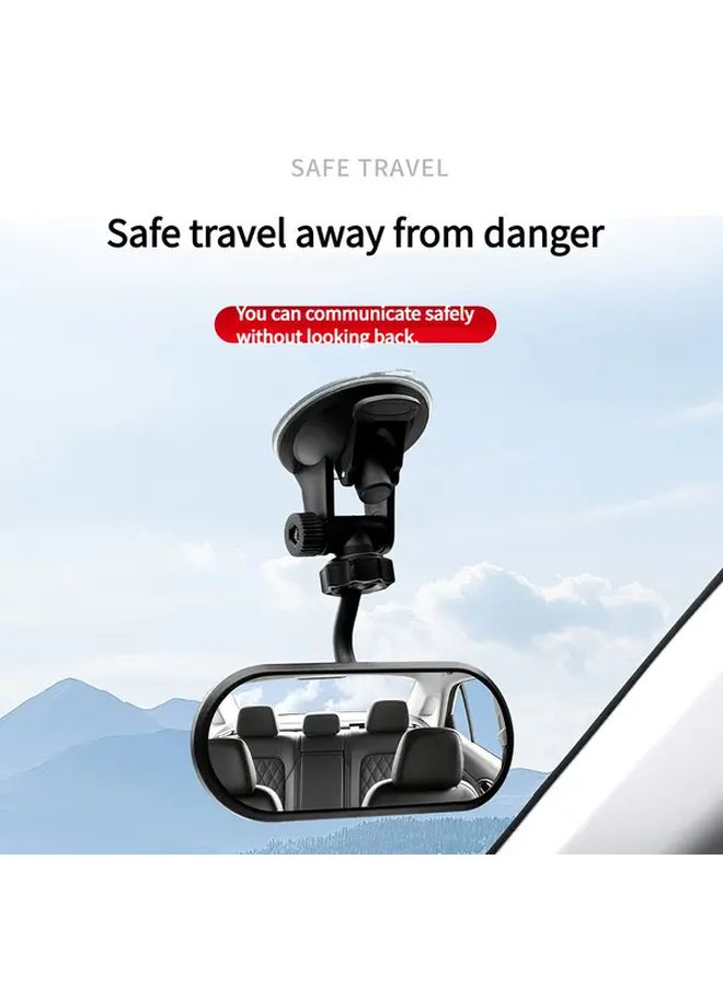 Wide Angle Convex Blind Spot Rearview Mirror With Suction Cup Mount For All Vehicles - Image 4
