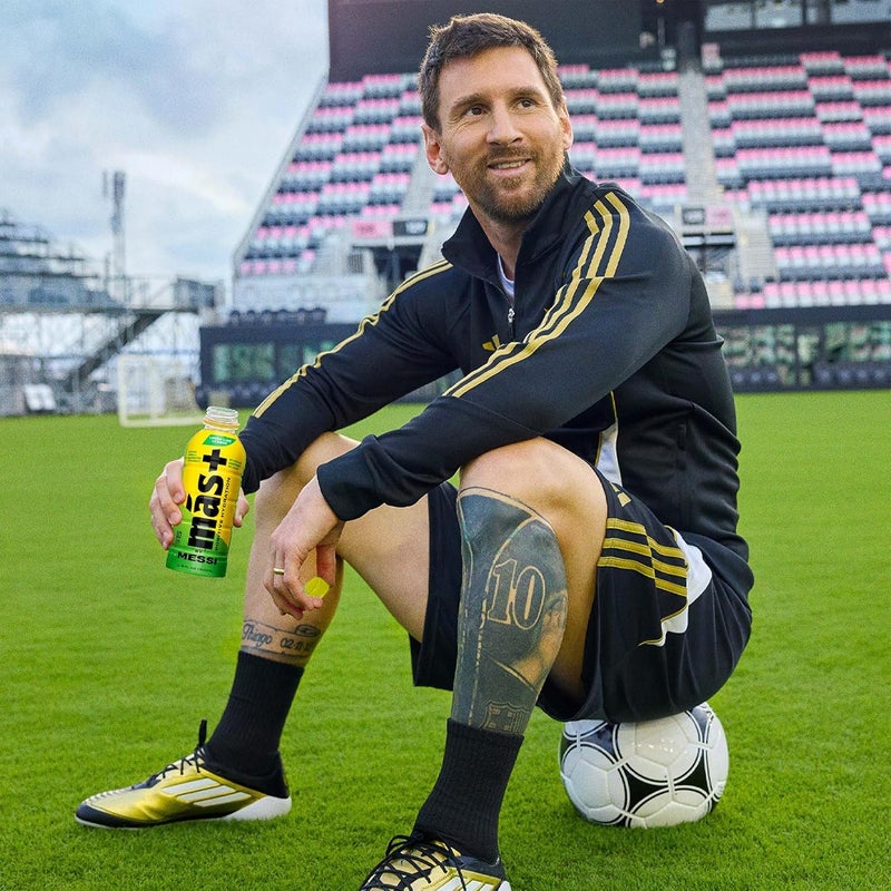 Más+ by Messi 16.9oz Limón Lime League, Sports Drink & Hydration Beverage, Natural Flavors with Vitamins and Electrolytes, No Artificial Sweeteners or Colors, 12-pack - Image 4