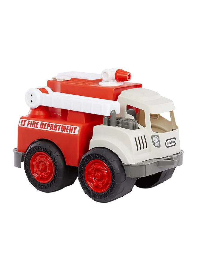 ليتل تايكس Little Tikes Dirt Digger Real Working Truck- Fire Truck with extendable rotating ladder