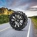 JIUWU HighPerformance 4Pack OffRoad 12mm Hex Rc Wheels and Tires 110 Scale Rc Tires Upgrade for Enhanced Driving Experience Black - Image 3