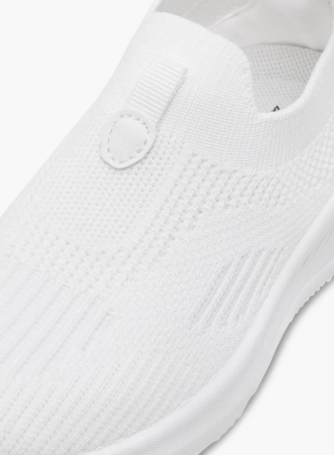 Oaklan by Shoexpress WHITE Boys Textured Slip-On Sneakers for Men | Best Price UAE