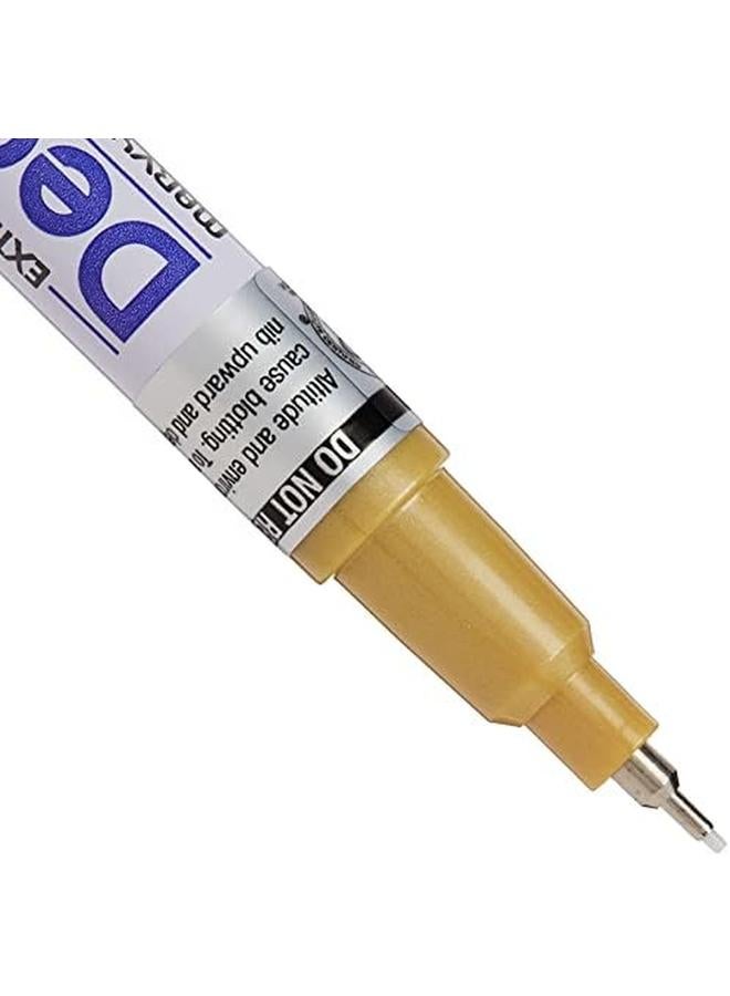 أوتشيدا قلم من شركة أوف أمريكا ديكوكولور ذو نقطة رفيعة جدًا من لوازم الفن باللون الذهبي والفضي، عدد 3 - Image 4