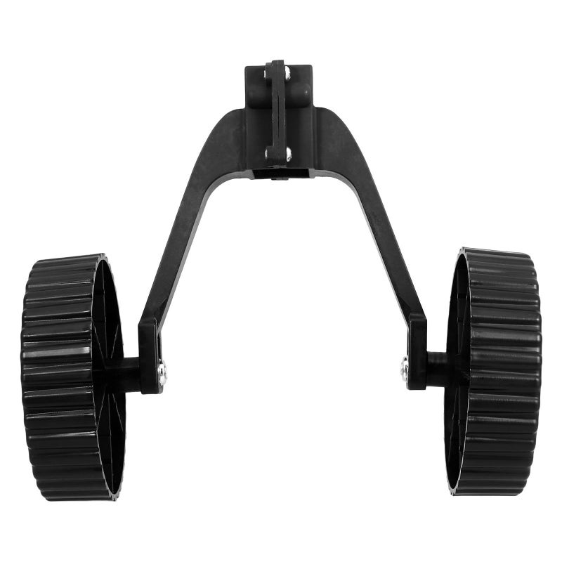 Red Black String Trimmer Support Wheel Detachable Caster Replacement for Small Push Lawn Mower - Image 2