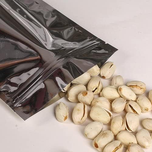 Deera DEERA Stand Up Ziplock Reusable Airtight Polyester Storage Pouch Silver170mmX265mm 708x102Pack of 50  - Image 5