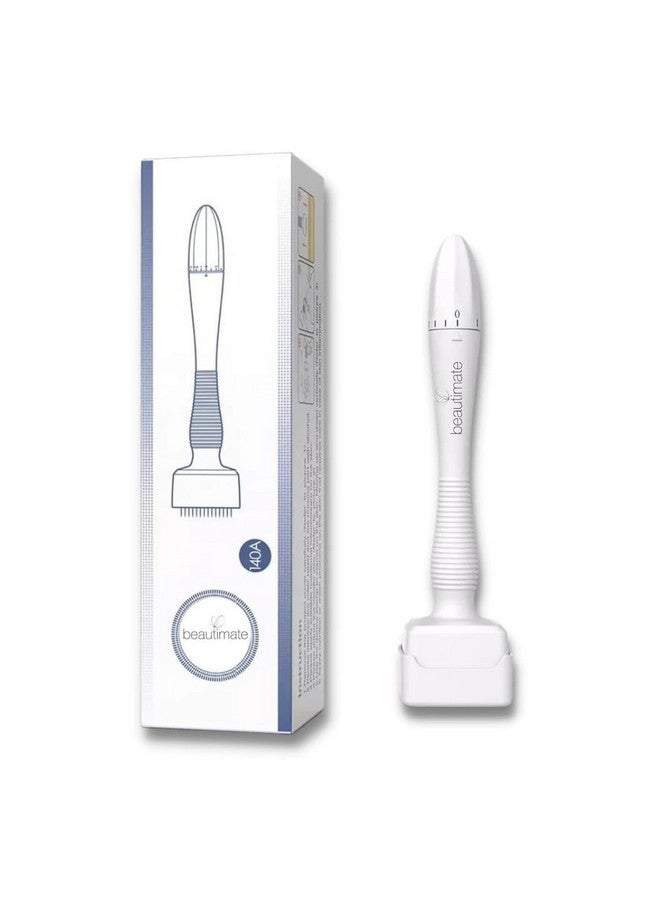 HGC Derma Pen Stamp For men and Women | Microneedle Pen for Body & Hair & Beard Growth - Adjustable Microneedling Stamp For Skin - 0.5mm - 3mm Titanium Micro Needle Derma Stamp For Skin Care - Image 1