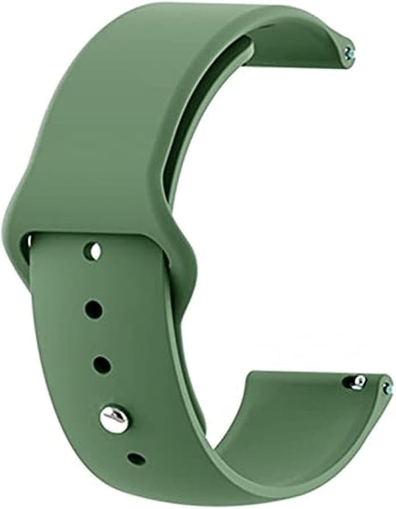 Next Store Silicone Strap Compatible with Samsung Galaxy Watch Active/Active 2 40/44mm, Galaxy Watch 3 41mm, Galaxy Watch 42mm, Gear S2 Classic 20mm – Green - Image 2
