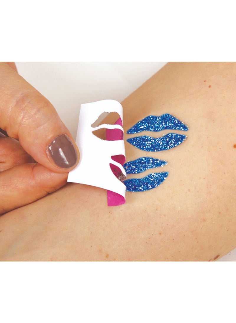 Clementoni Clementoni Crazy Chic  Tattoo Studio | Tattoo Kit | Skin-Safe & Non-Toxic | Do it Youself | Pretend Play | Arts & Crafts | Temporary Body Art | Easy to Apply | Develops Fine Motor Skills & Creativity | Colorful and Customizable | Fashionable | Perfect Gift for Tattoo and Fashion Lovers!  - Image 5