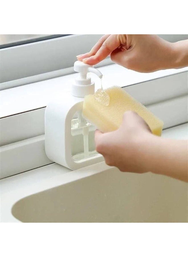 500ml Liquid Soap Dispenser for Bathroom and Kitchen with Modern Design (MA) - Image 3