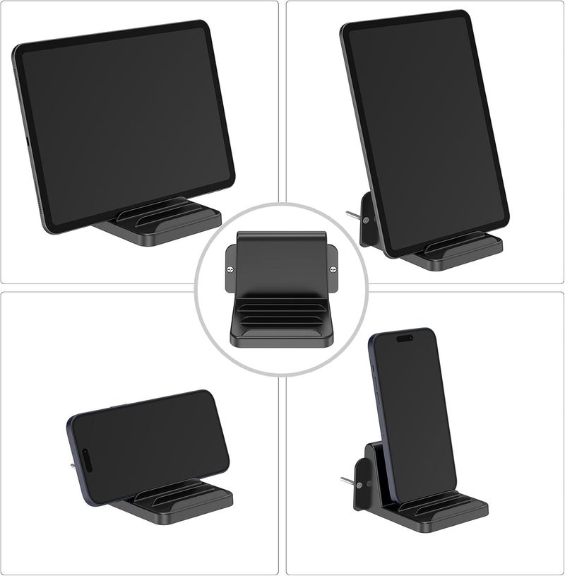 Adjustable Tablet Wall Mount Holder Bracket for Home and Use, Easy to Installs ABS Tablet Holder - Image 2