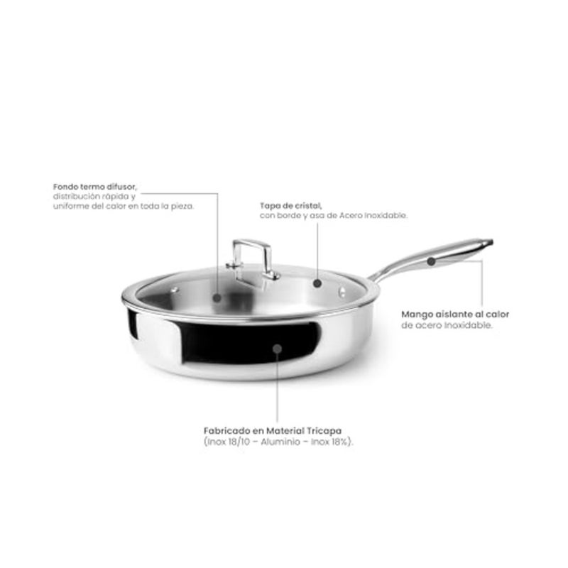 NATURAL TRIPLY STEWING PAN 24 CM - Image 5