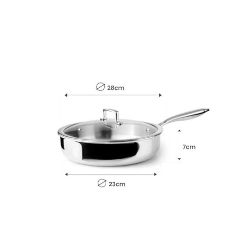 NATURAL TRIPLY STEWING PAN 24 CM - Image 2