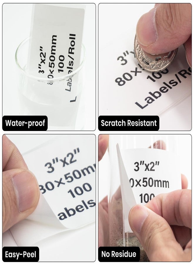 YIKIADA White Thermal Labels 1.96"×3.14" Waterproof Vinyl Stickers for M110 - Image 4