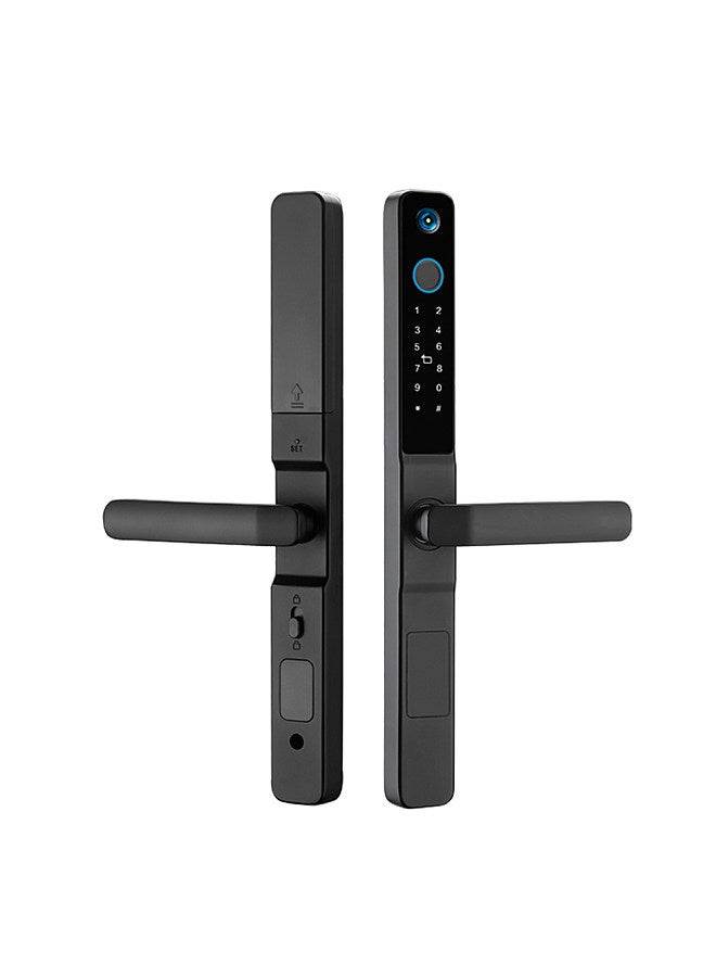 WAFU Wafu Smart Lock with Camera Keyless Entry Door Lock Handle Ultra-thin Stainless Steel Biometric Door Lock Tuya App Remote Operation WiFi Smart Lock  - Image 1
