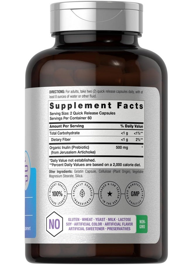Horbaach Horbäach Prebiotic for Men and Women | 120 Powder Pills | High Strength & Premium Quality Supplement | Non-GMO & Gluten Free Quick Release Capsules  - Image 2