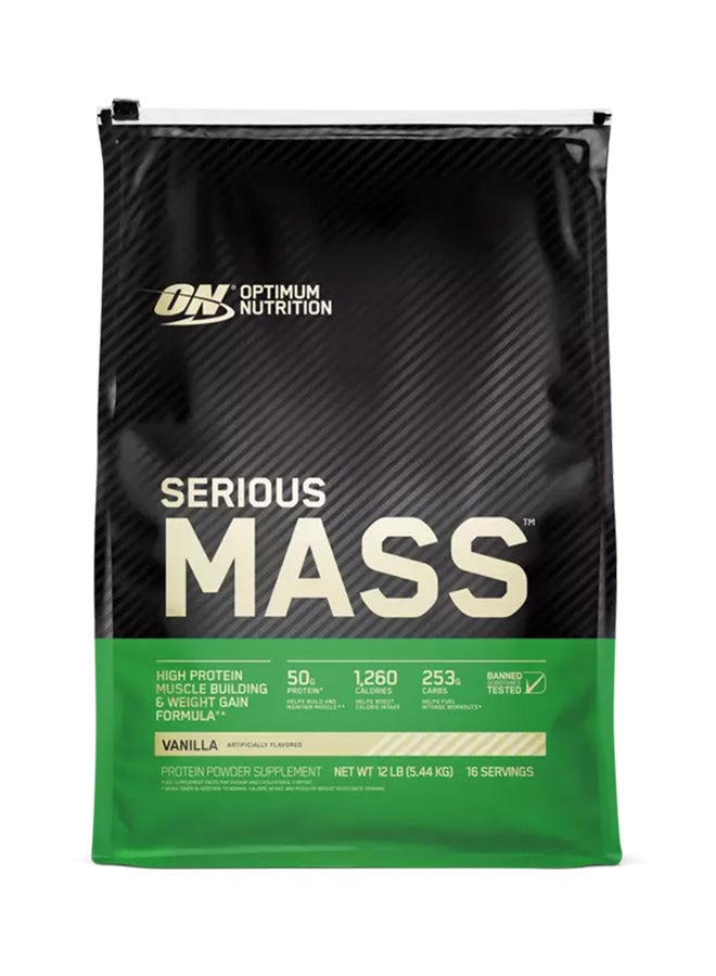 أوبتيموم نيوتريشن سيريوس ماس عالي البروتين - فانيليا - 5.44 كجم - Image 1