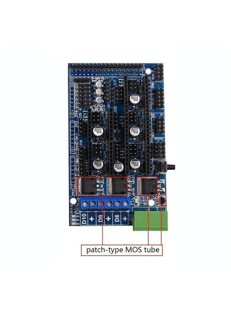 درع طابعة ثلاثية الأبعاد RAMPS 1.5 RepRap لأردوينو ميجا 2560 - Image 2