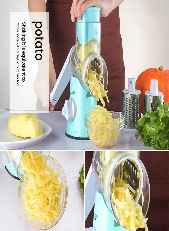 Hand Crank Multi Function Vegetable Slicer - Image 3