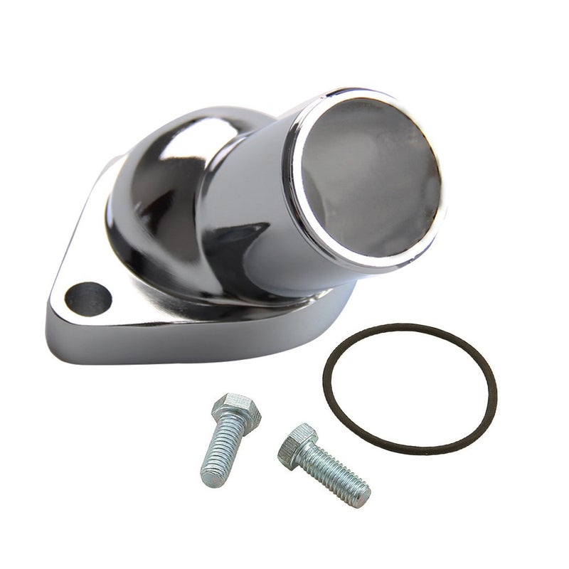 CarBole 50 Degree Chrome Plated 2660 Water Neck Thermostat Housing Fits for Chevy Small Big Block for Chevy (WTN1006) - Image 4
