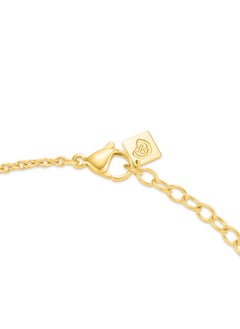 CERRUTI 1881 Eletra Gold Plated Stainless Steel with White Mother of Pearl and Crystals Necklace for Women  - Image 3