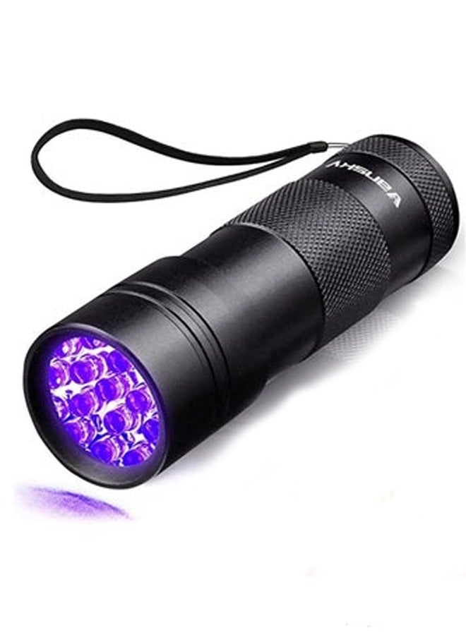 Black Light UV Flashlight Blacklight 12 LED Urine Detector for Dog/Cat/Pet Urine  Dry Stains and Bed Bug On Carpets/Rugs/Floor,Matching with Pet Odor Eliminator - Image 1