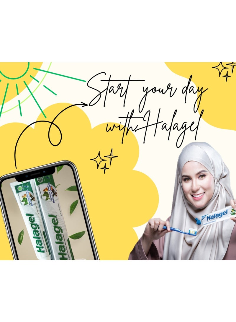 Halagel Herbal Toothpaste Neem with Clove Oil 200g - Image 3