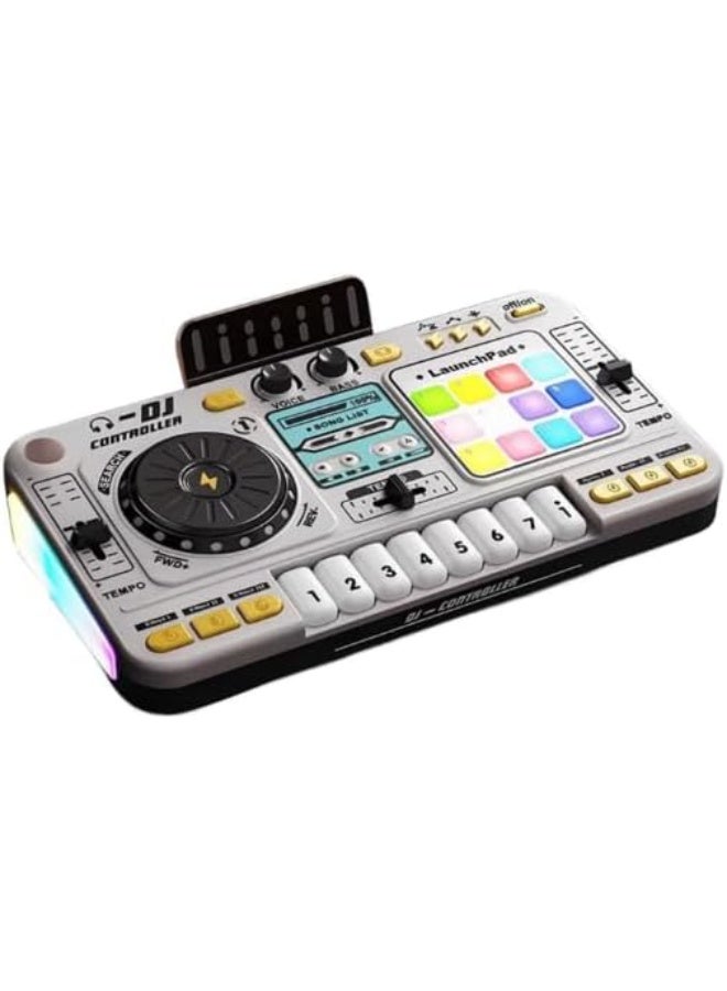 Kids DJ Mixer Toy with Lights & Sound Interactive Musical Instrument | Birthday Gift for Boys & Girls 3+