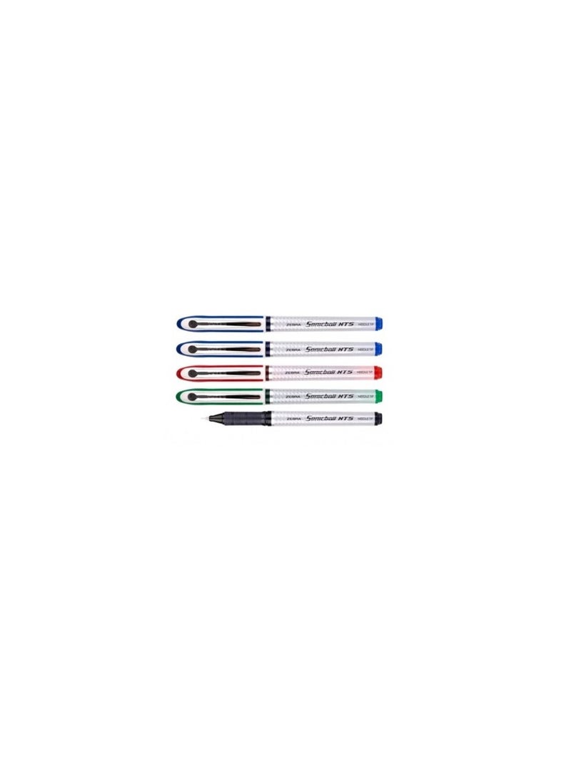 ZEBRA 10 Piece Sonicball Green Liquid Ink 0.5mm Fine Point  - Image 2