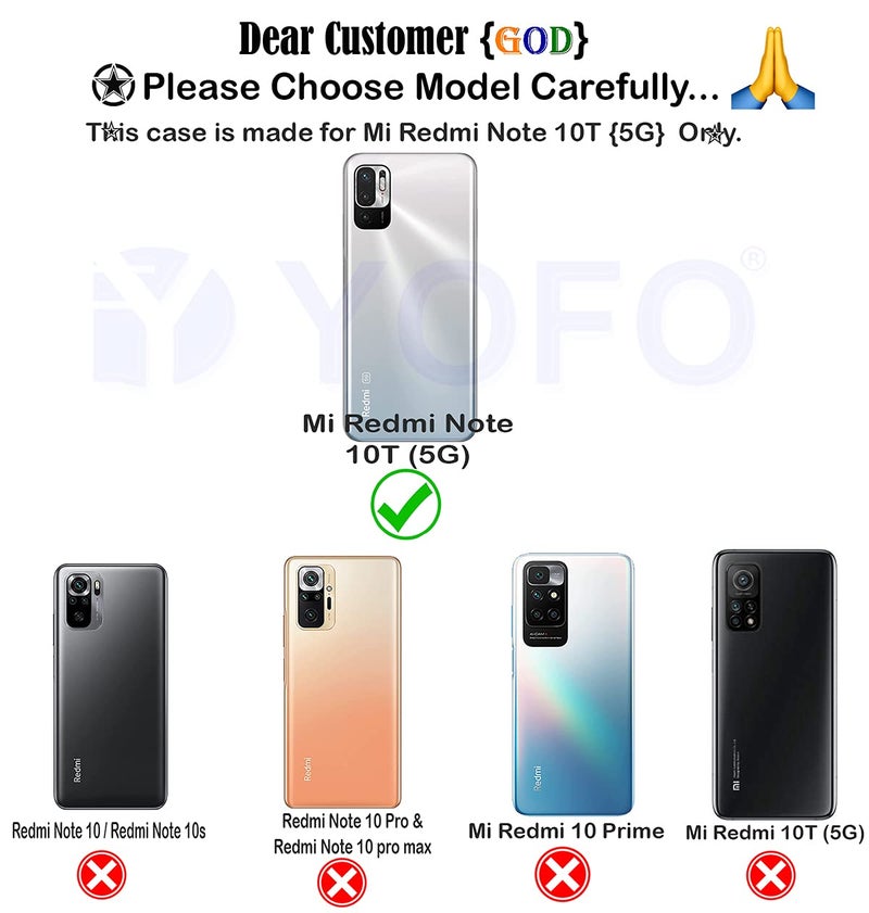 YOFO Back Cover for Mi Redmi Note 10T (5G)/ Poco M3 Pro (Flexible|Silicone|Transparent|Camera Protection|DustPlug) - Image 3