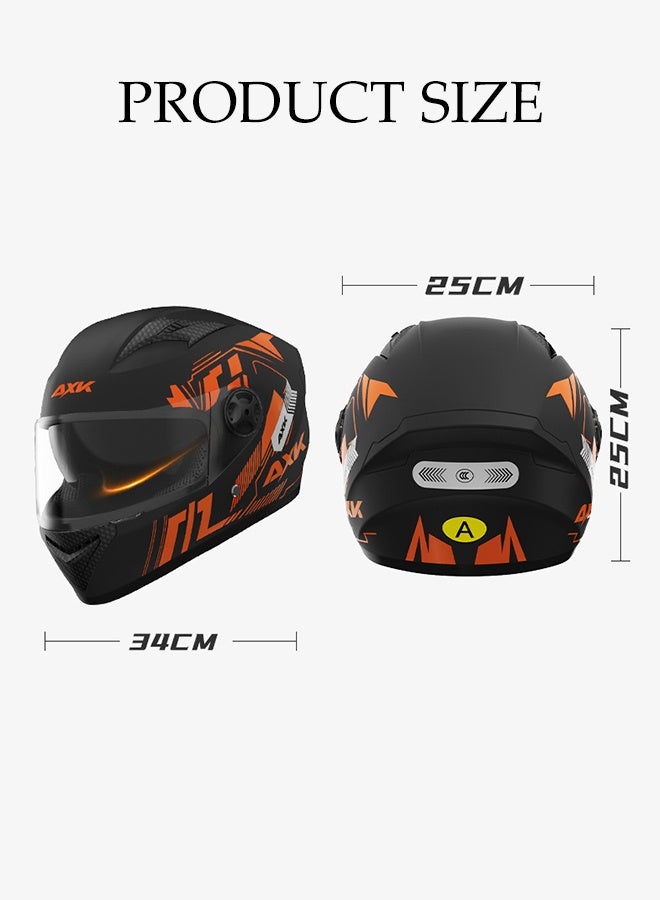 DUNISO Full Face Motorcycle Helmet, Lightweight Crash Resistant Motorcycle Helmet, All Season Cool Racing Helmet，Equipped With Anti Fog Dual Lenses,Anti Seismic And Anti Drop, Comfortable And Breathable, Suitable For Both Men And Women - Image 2
