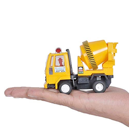 Centy Toys Plastic Pull Back Concrete Mixer, Number Of Pieces: 1, Yellow - Kids - Image 5