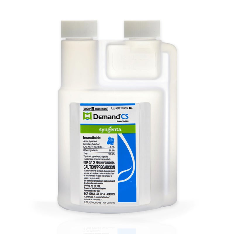 syngenta مبيد الحشرات ديماند CS - يحتوي على تقنية iCAP للتحكم طويل الأمد في الآفات، 8 أونصات. مبيد حشري قابل للرذاذ، فعال ضد أكثر من 30 آفة، مصمم للاستخدام الداخلي والخارجي - Image 1