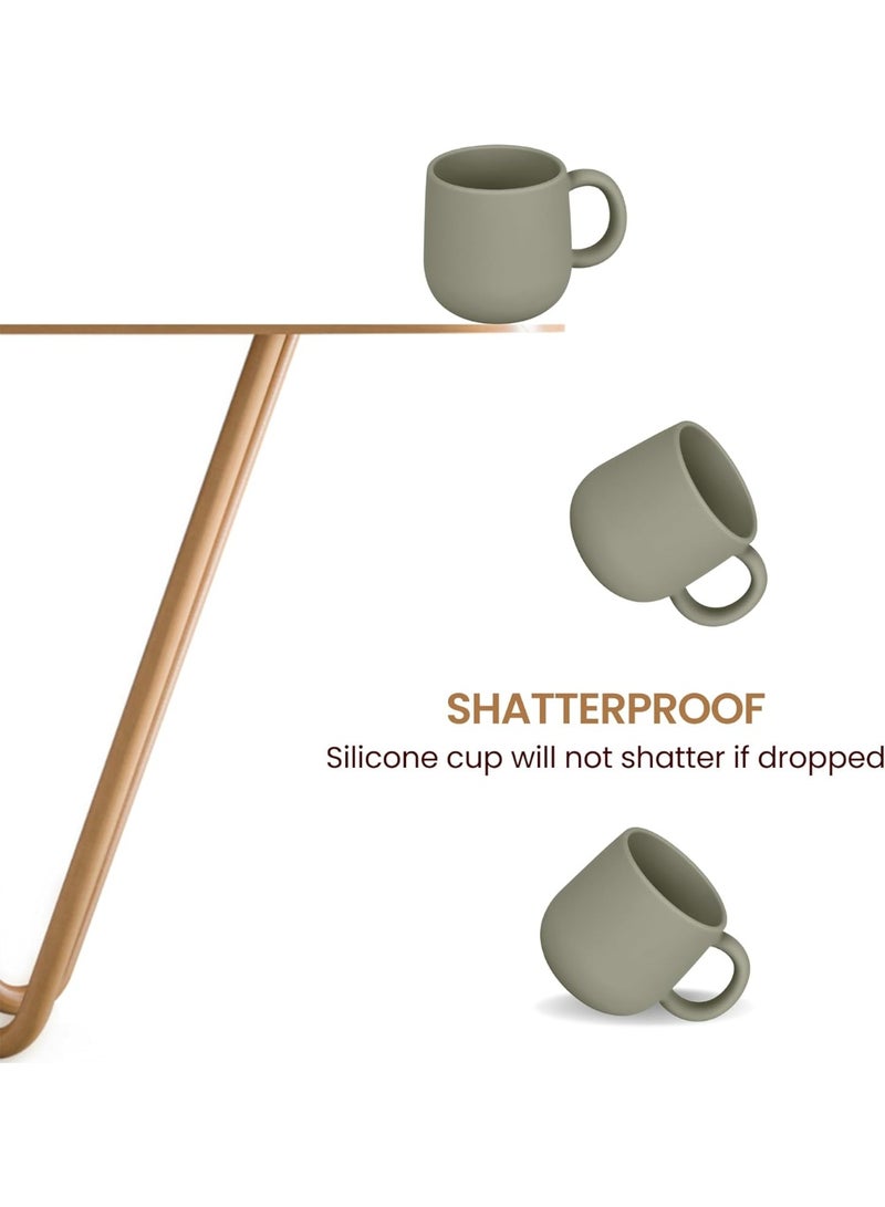 Mintlyfe Pack of 2 Silicone Drinking Mug Cup for Toddler Kids and Children (Color 4) - Image 2