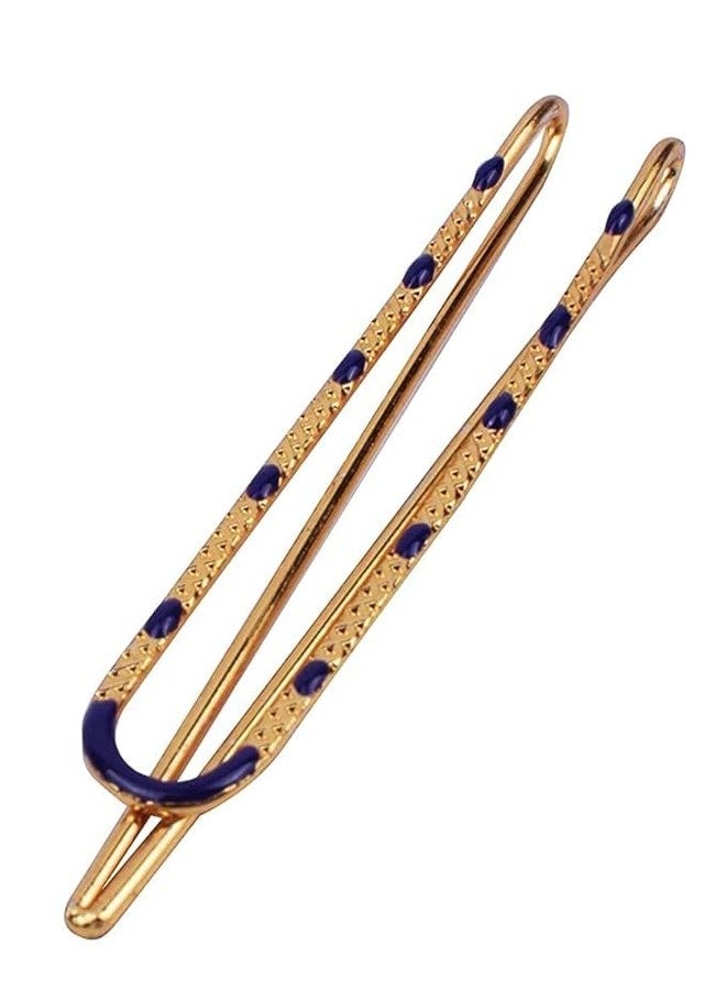 SKYUNION Safety Saree Pin Fancy Latest Saree Plates Brooch Pins Strong Hold Sadi Pin for Ladies Colorful U Shape Combo P-12 - Image 4