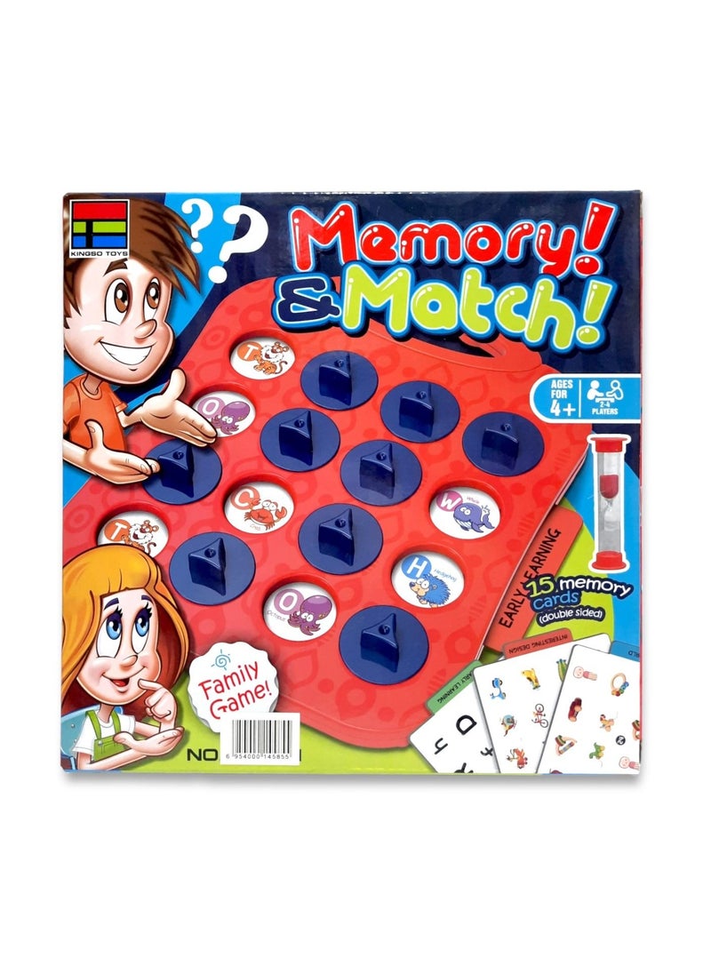 Party Time - Memory & Match Fun Interactive Brain Training Memory Matching Pair Puzzle Board Game For Kids - Image 1