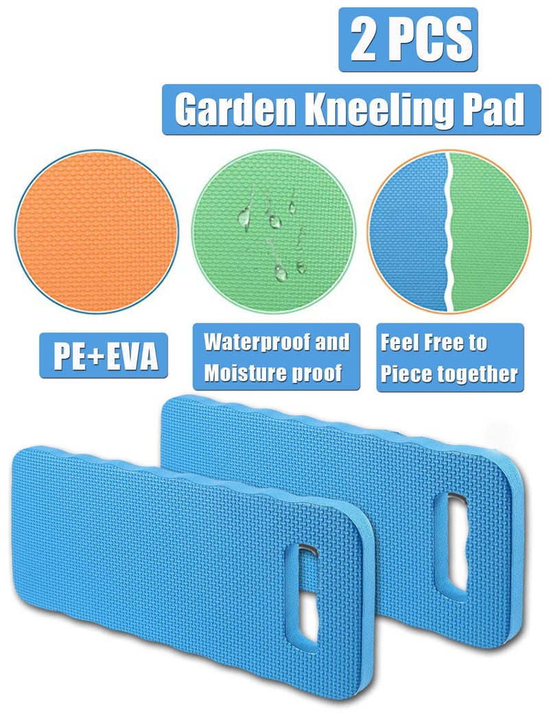 YWSHF 2 PCS Garden Kneeling Pad,Knee Mat Waterproof Foam Knee Pads for Gardening,Cleaning,Baby Bath,Yoga,Praying and Exercise 15.745'' x 7.09'' x 0.79'' - Image 2