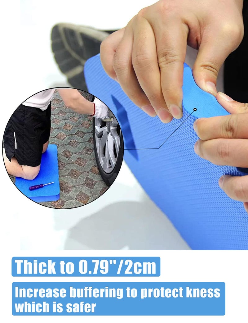 YWSHF 2 PCS Garden Kneeling Pad,Knee Mat Waterproof Foam Knee Pads for Gardening,Cleaning,Baby Bath,Yoga,Praying and Exercise 15.745'' x 7.09'' x 0.79'' - Image 5