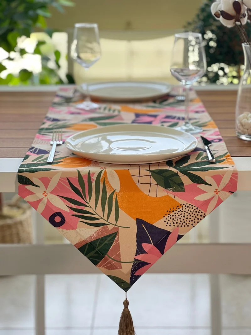 Desenİzmir Pattern Izmir Pattern Mir Hidden Garden Patterned Runner Cover