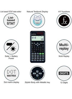 Generic Fx-991Es Plus 2nd Edition Scientific Calculator Black  - Image 5
