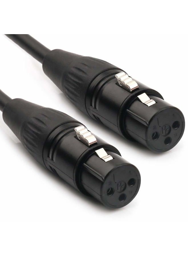 NANYI 2pcs XLR Female to Female Splitter Microphone Cable XLR to XLR Patch Cables, 3-Pin XLR Female to Female mic Cable DMX Cable Patch Cords with Oxygen-Free Copper, 5Feet/1.5Meter… - Image 4