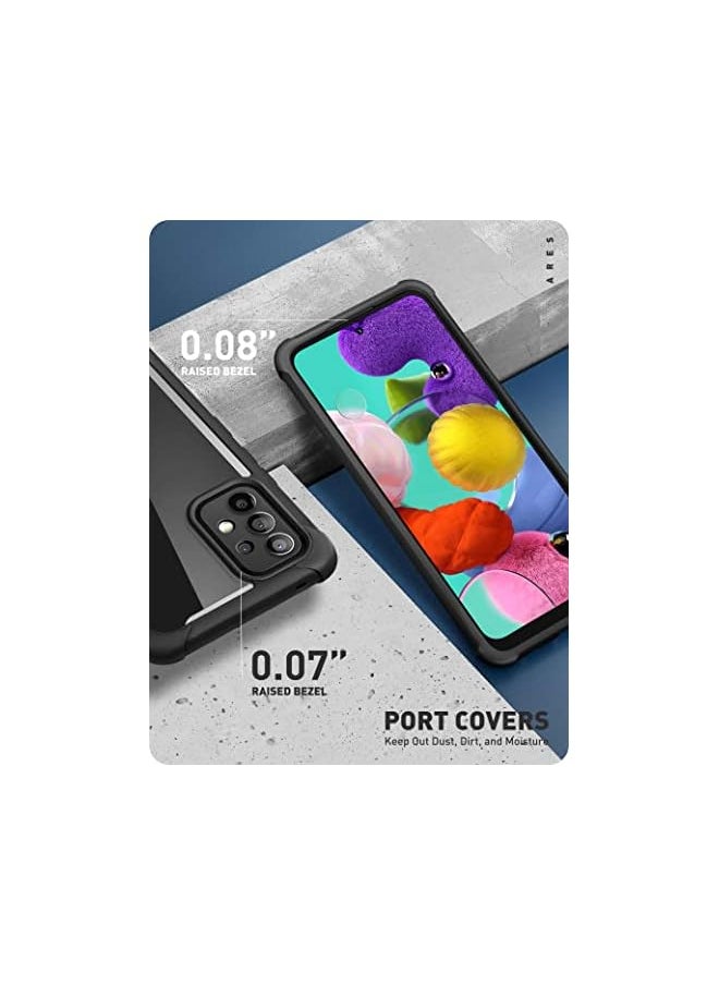 I-blason AresLite Series Designed for Samsung Galaxy A53 Case, Dual Layer Rugged Clear Bumper Case (Black)  - Image 4