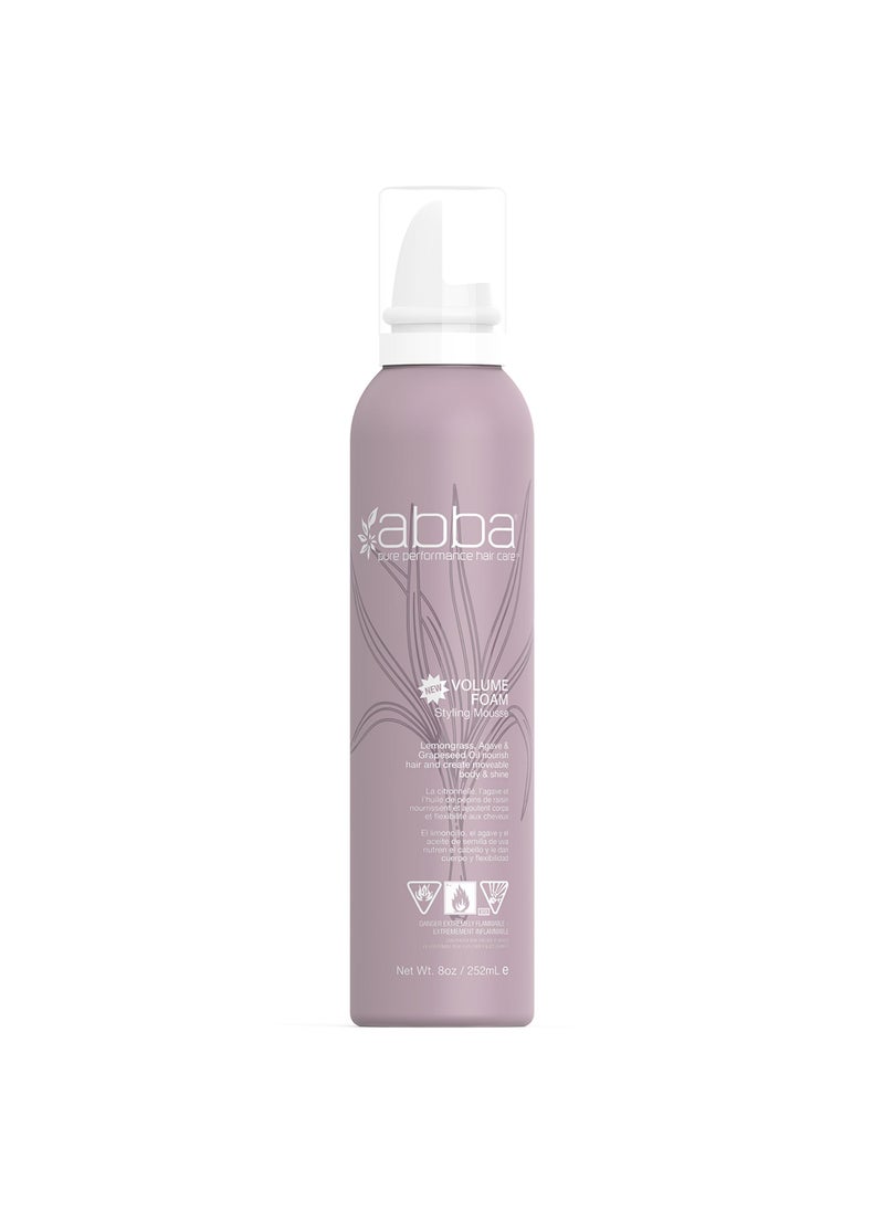 ABBA ABBA Volume Foam Styling Mousse, 8 oz 