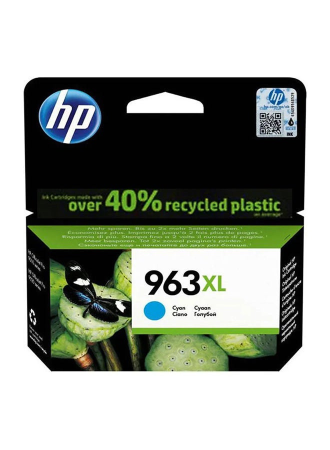 HP 963XL High Yield Original Ink Cartridge 3JA27AE Cyan - Image 2