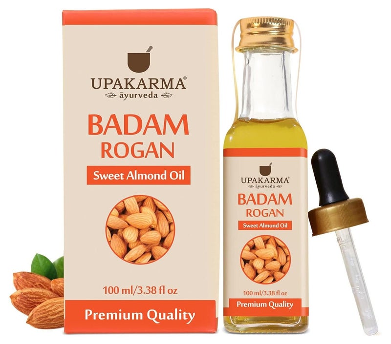UPAKARMA Ayurveda BADAM ROGAN Sweet Almond Oil 100 ml - Image 1