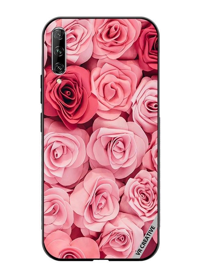 VR CREATIVE Protective Case Cover For Huawei Nova Y9S Pink Rose Flowers Design Multicolour - Image 1