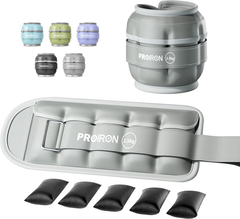 PROIRON مجموعة أوزان كاحل قابلة للتعديل من برو إيرون - Image 1