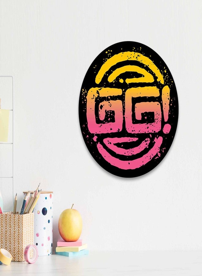 Open Road Brands Fortnite GG Round Wood Wall Decor - Image 5